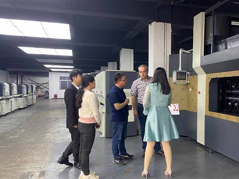 Customer visiting in MAHATMA Showroom.