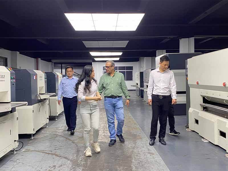 Customer visiting in MAHATMA Showroom.