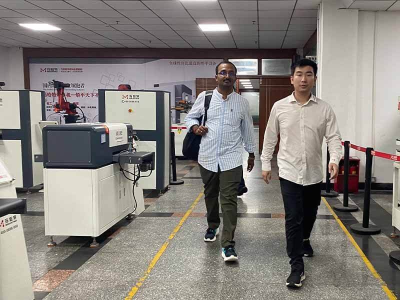 Customer visiting in MAHATMA Showroom.
