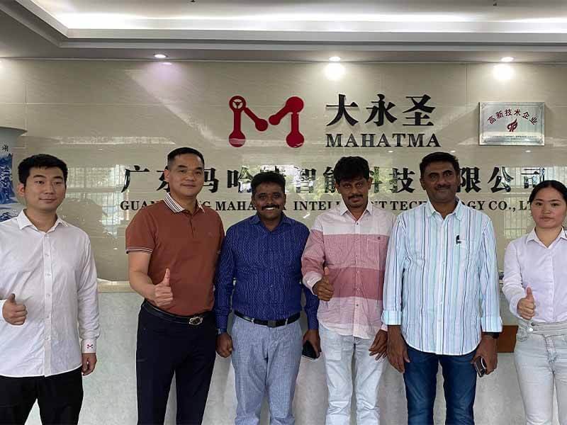 Customer visiting in MAHATMA Showroom.